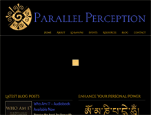 Tablet Screenshot of parallelperception.com